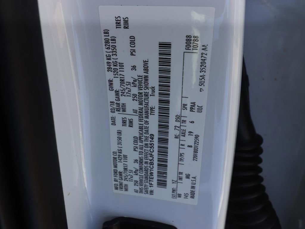 Certified 2018 Ford F150 XLT RWD image 22