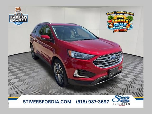 Certified 2021 Ford Edge Titanium w/ Class II Trailer Tow Package AWD/4WD image 1