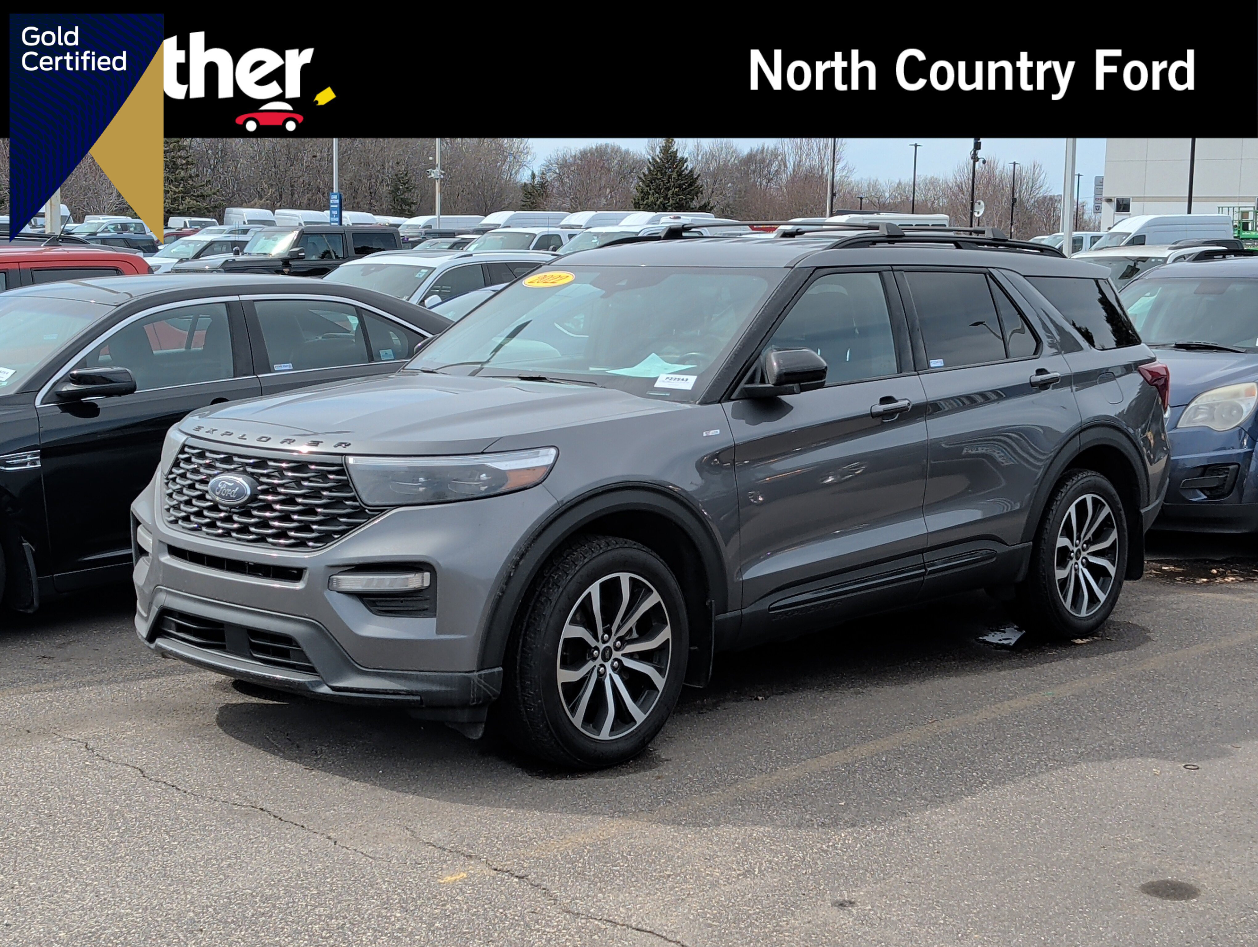 Certified 2022 Ford Explorer ST-Line w/ Class IV Trailer Tow Package image 1