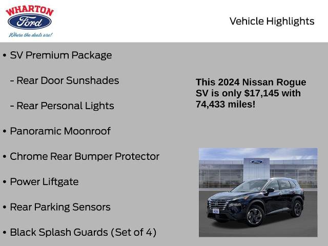 Used 2024 Nissan Rogue SV w/ SV Premium Package FWD image 11