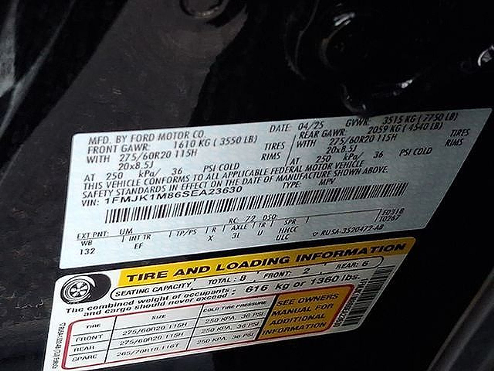 Certified 2025 Ford Expedition Max Platinum AWD/4WD image 33