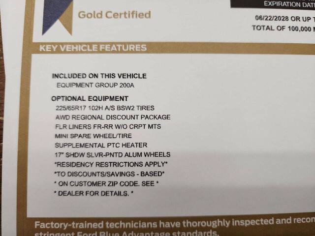 Certified 2021 Ford Escape SE AWD/4WD image 22