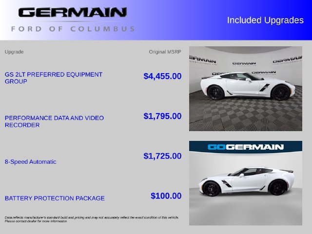 Used 2017 Chevrolet Corvette Grand Sport RWD image 38