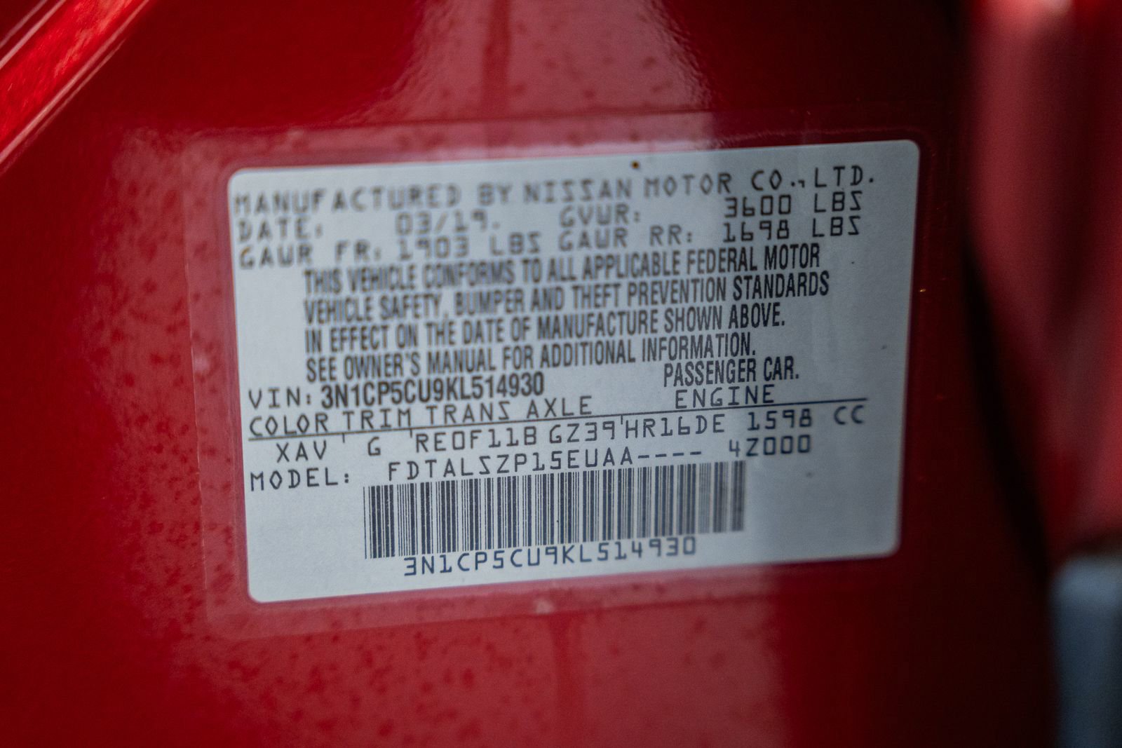 Used 2019 Nissan Kicks SV image 33