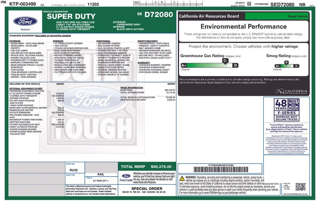 Certified 2025 Ford F450 Lariat w/ Lariat Ultimate Package AWD/4WD image 5