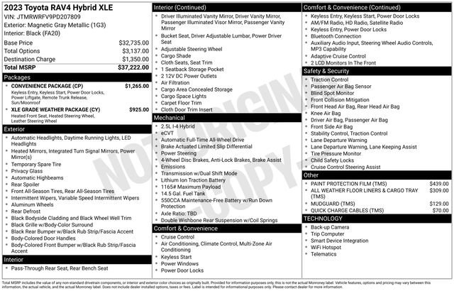 Used 2023 Toyota RAV4 XLE w/ Convenience Package image 18