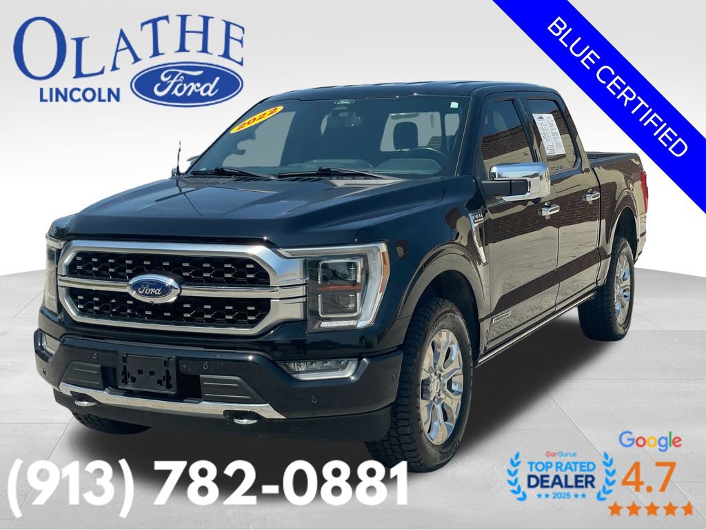 Certified 2022 Ford F150 Platinum w/ Equipment Group 701A High AWD/4WD image 1
