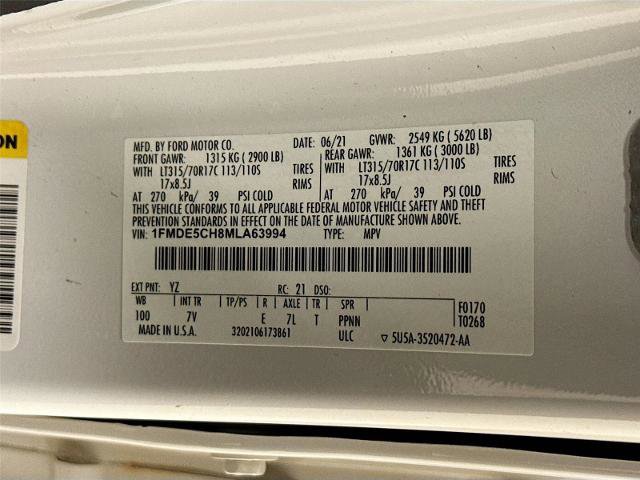 Certified 2021 Ford Bronco Outer Banks w/ Sasquatch Package image 28