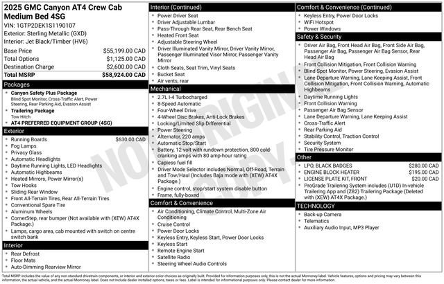 Used 2025 GMC Canyon AT4 image 35