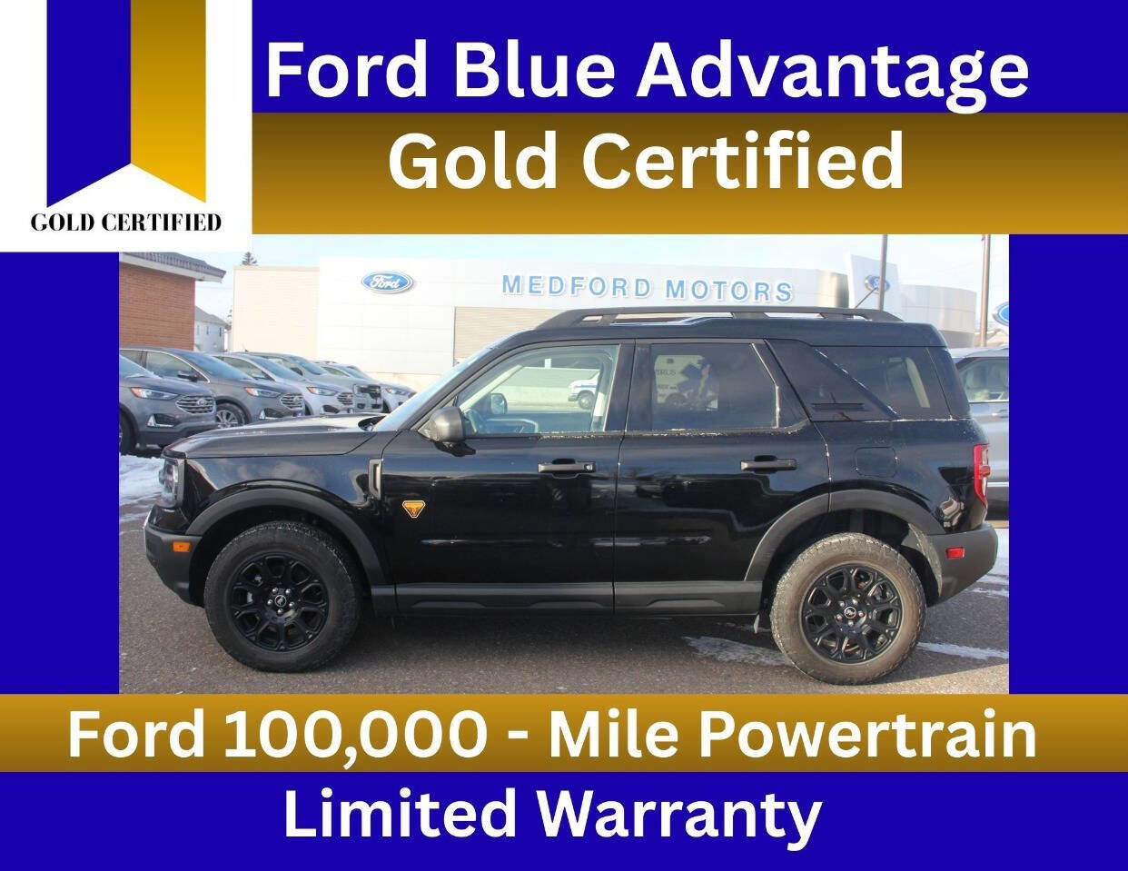 Certified 2025 Ford Bronco Sport Badlands AWD/4WD image 1