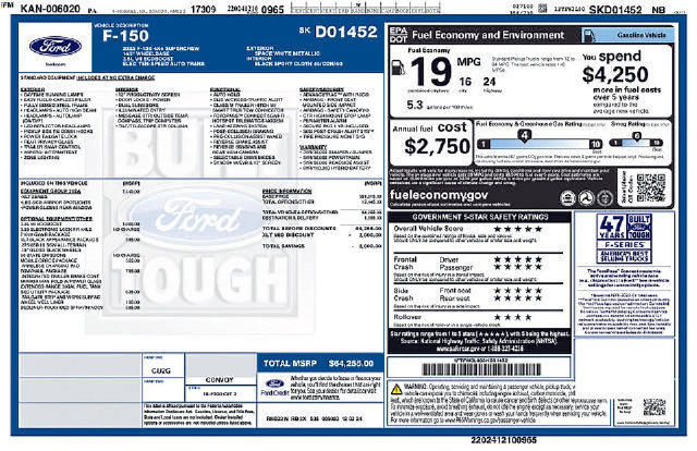 Certified 2025 Ford F150 XLT w/ Equipment Group 302A MID AWD/4WD image 16