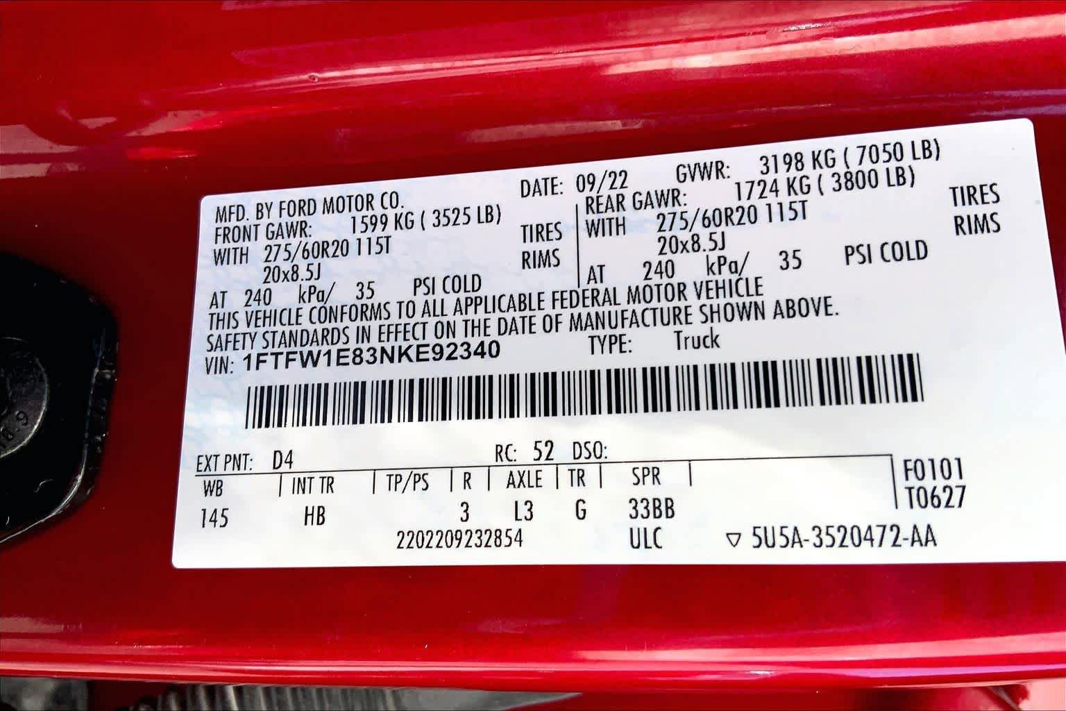 Certified 2022 Ford F150 Lariat AWD/4WD image 33