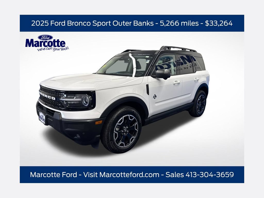 Certified 2025 Ford Bronco Sport Outer Banks w/ Outer Banks Tech Package+ AWD/4WD image 1