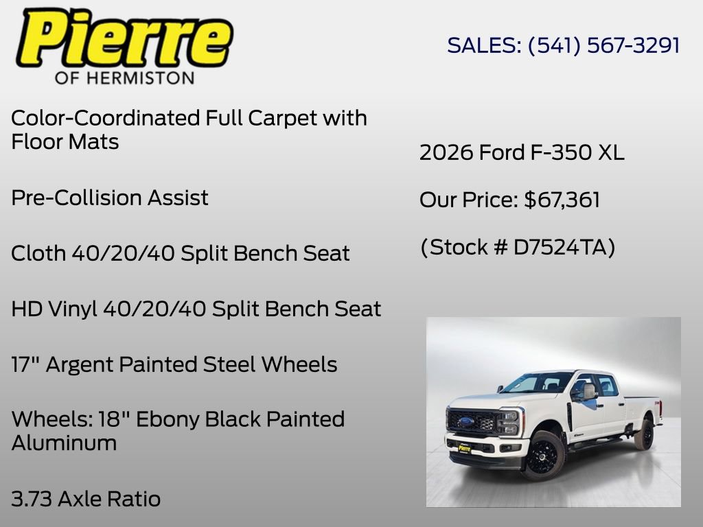 Certified 2026 Ford F350 XL w/ STX Appearance Package AWD/4WD image 32