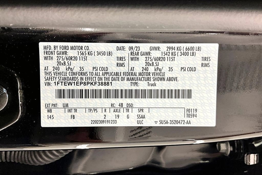 Certified 2023 Ford F150 XLT w/ Equipment Group 302A High AWD/4WD image 36