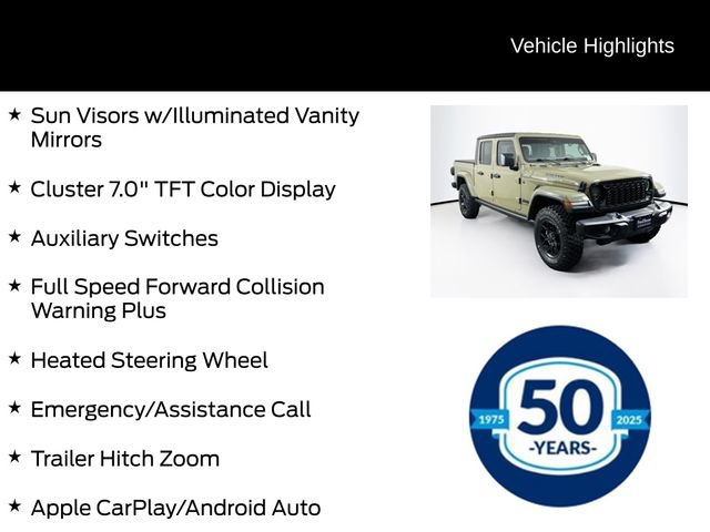 Used 2025 Jeep Gladiator Sport AWD/4WD image 16