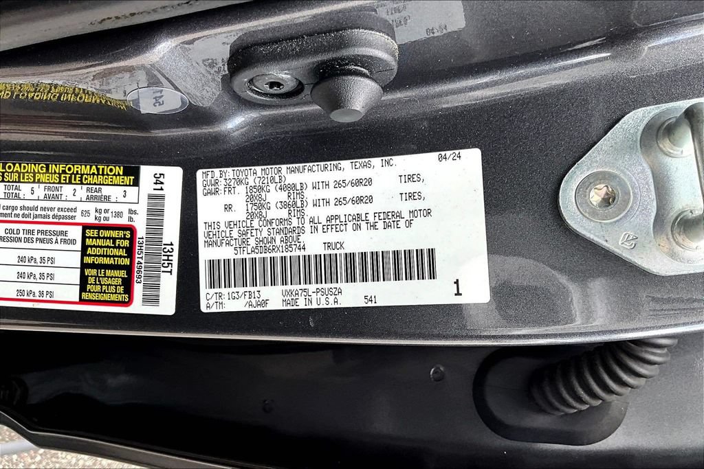Used 2024 Toyota Tundra SR5 w/ TRD Sport Package AWD/4WD image 22
