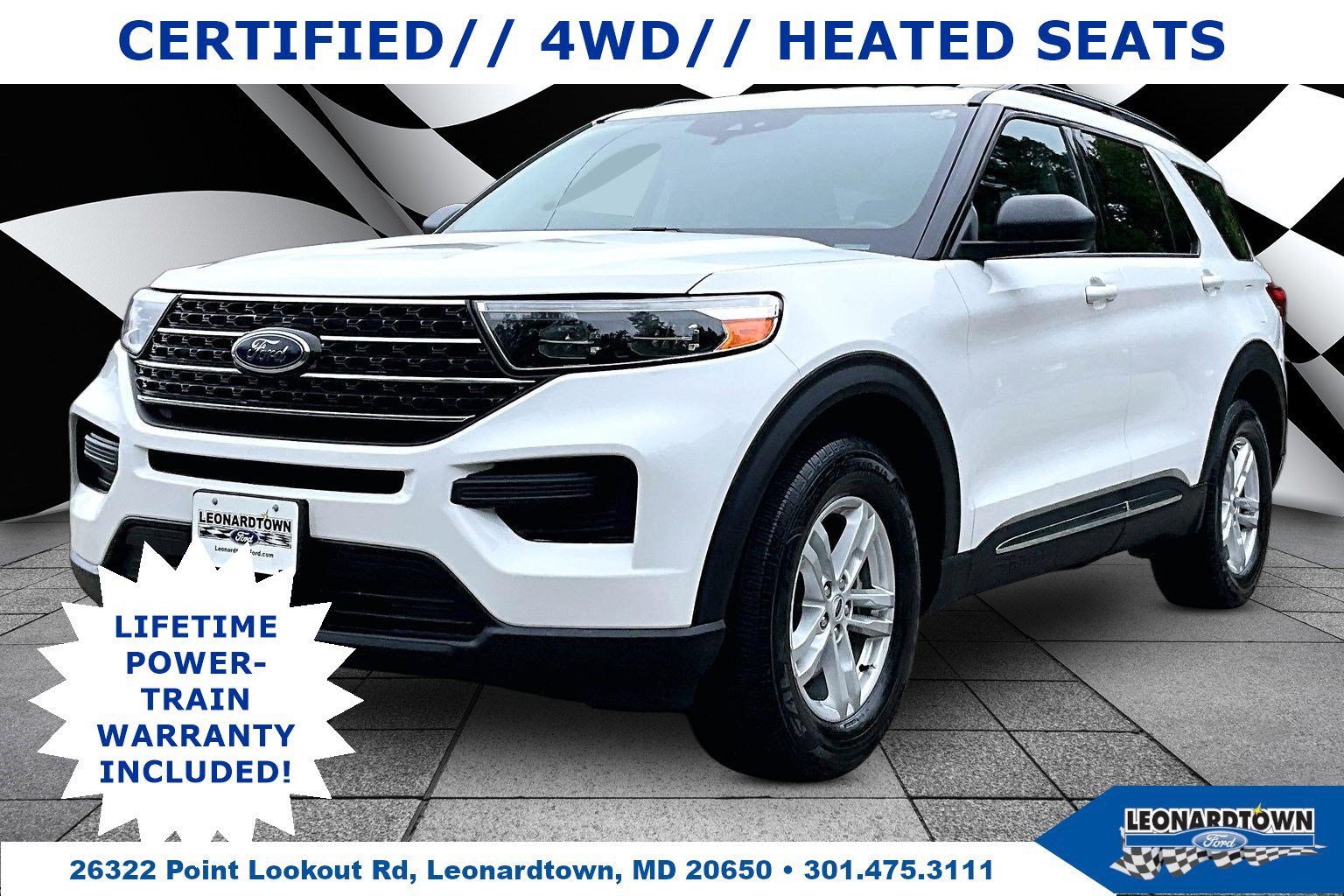 Certified 2021 Ford Explorer XLT