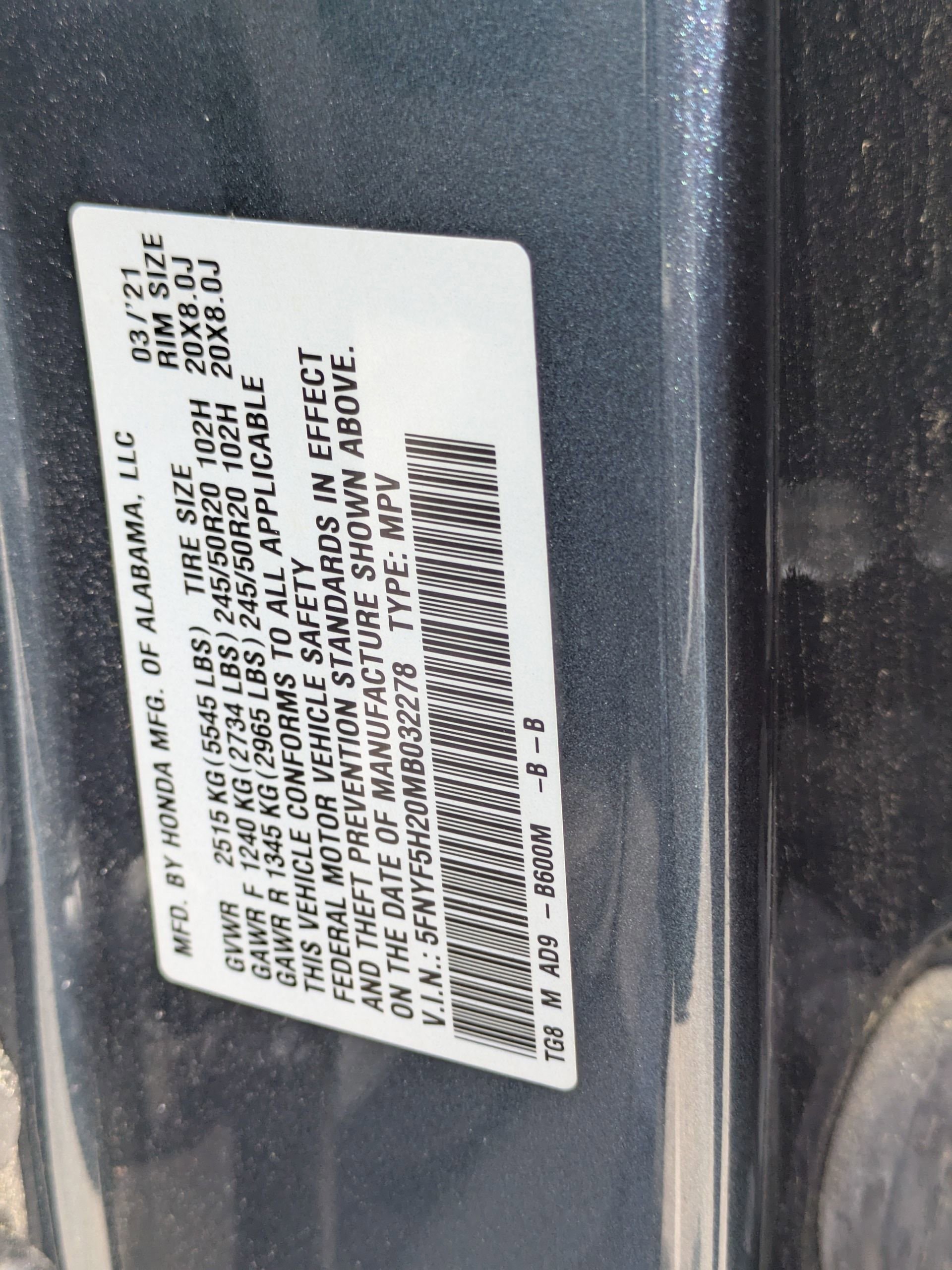 Used 2021 Honda Pilot Special Edition image 42