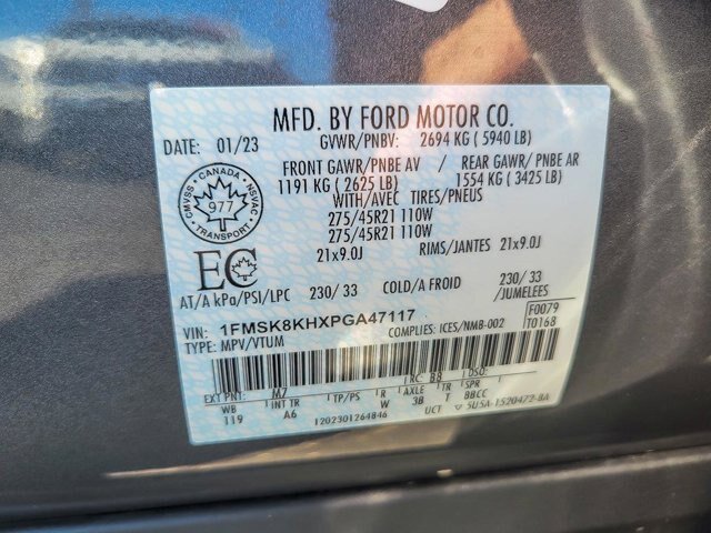 Certified 2023 Ford Explorer ST-Line w/ Class IV Trailer Tow Package AWD/4WD image 34