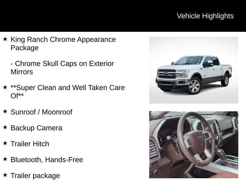 Certified 2020 Ford F150 King Ranch w/ Equipment Group 601A Luxury image 21