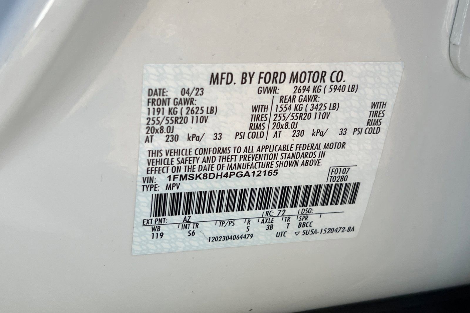 Certified 2023 Ford Explorer XLT w/ Equipment Group 202A image 30