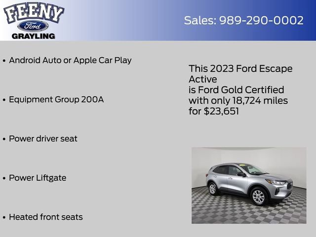Certified 2023 Ford Escape Active image 12