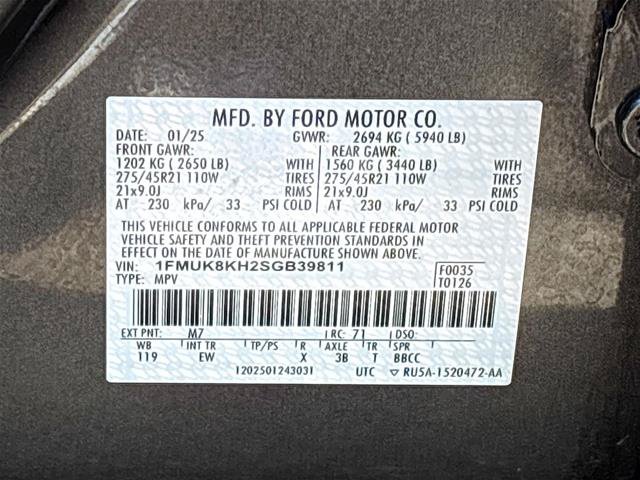 Certified 2025 Ford Explorer ST-Line w/ ST-Line Street Pack AWD/4WD image 36