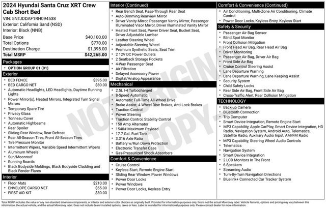 Used 2024 Hyundai Santa Cruz XRT AWD/4WD image 2