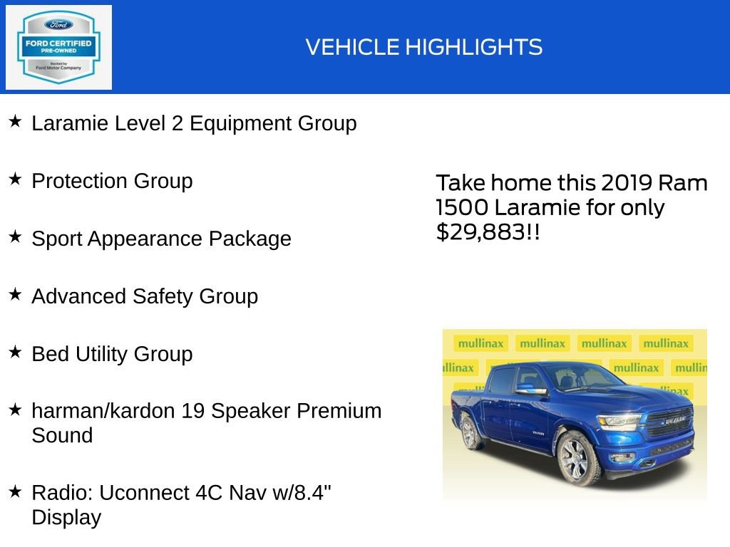 Used 2019 RAM 1500 Laramie image 18