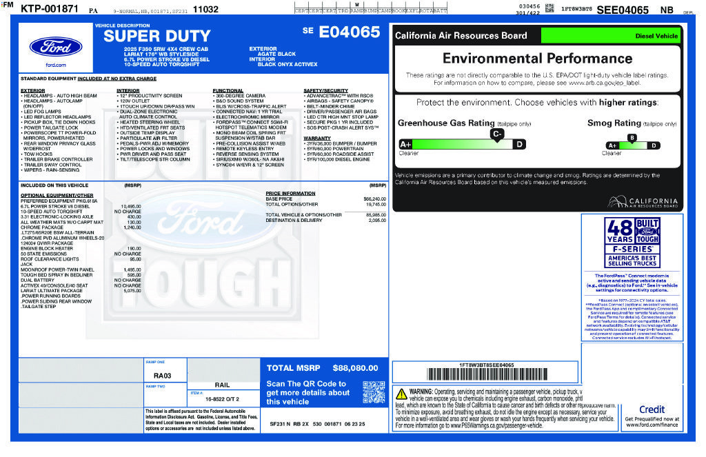 Certified 2025 Ford F350 Lariat w/ Lariat Ultimate Package AWD/4WD image 38