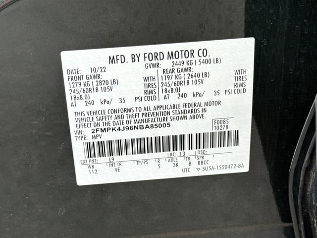 Certified 2022 Ford Edge SEL w/ Convenience Package AWD/4WD image 42