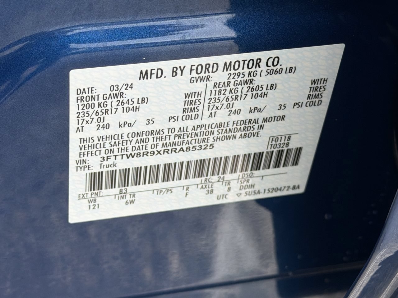Certified 2024 Ford Maverick Tremor w/ Tremor Off-Road Package AWD/4WD image 35