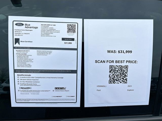 Certified 2023 Ford Explorer XLT image 35