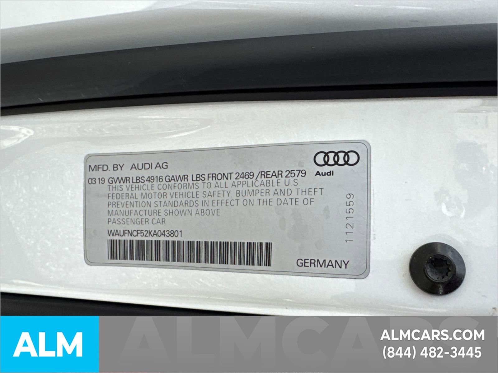 Used 2019 Audi A5 2.0T Prestige w/ Black Optic Plus Package image 37