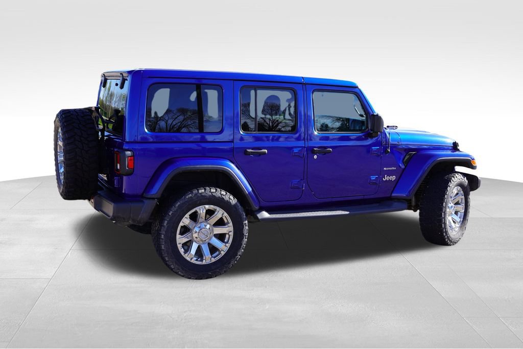 Used 2019 Jeep Wrangler Unlimited Sahara w/ Uconnect 4C Nav & Sound Group AWD/4WD image 4