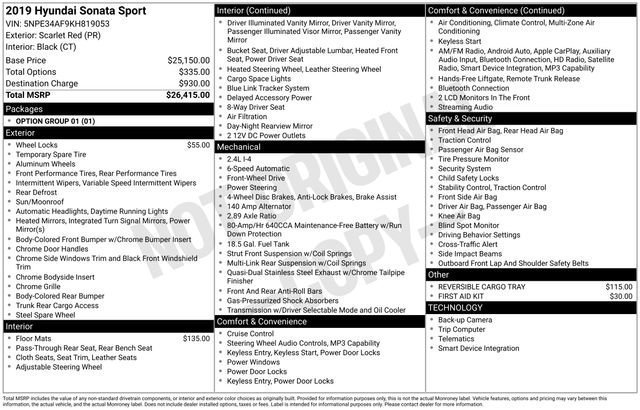 Used 2019 Hyundai Sonata Sport image 35