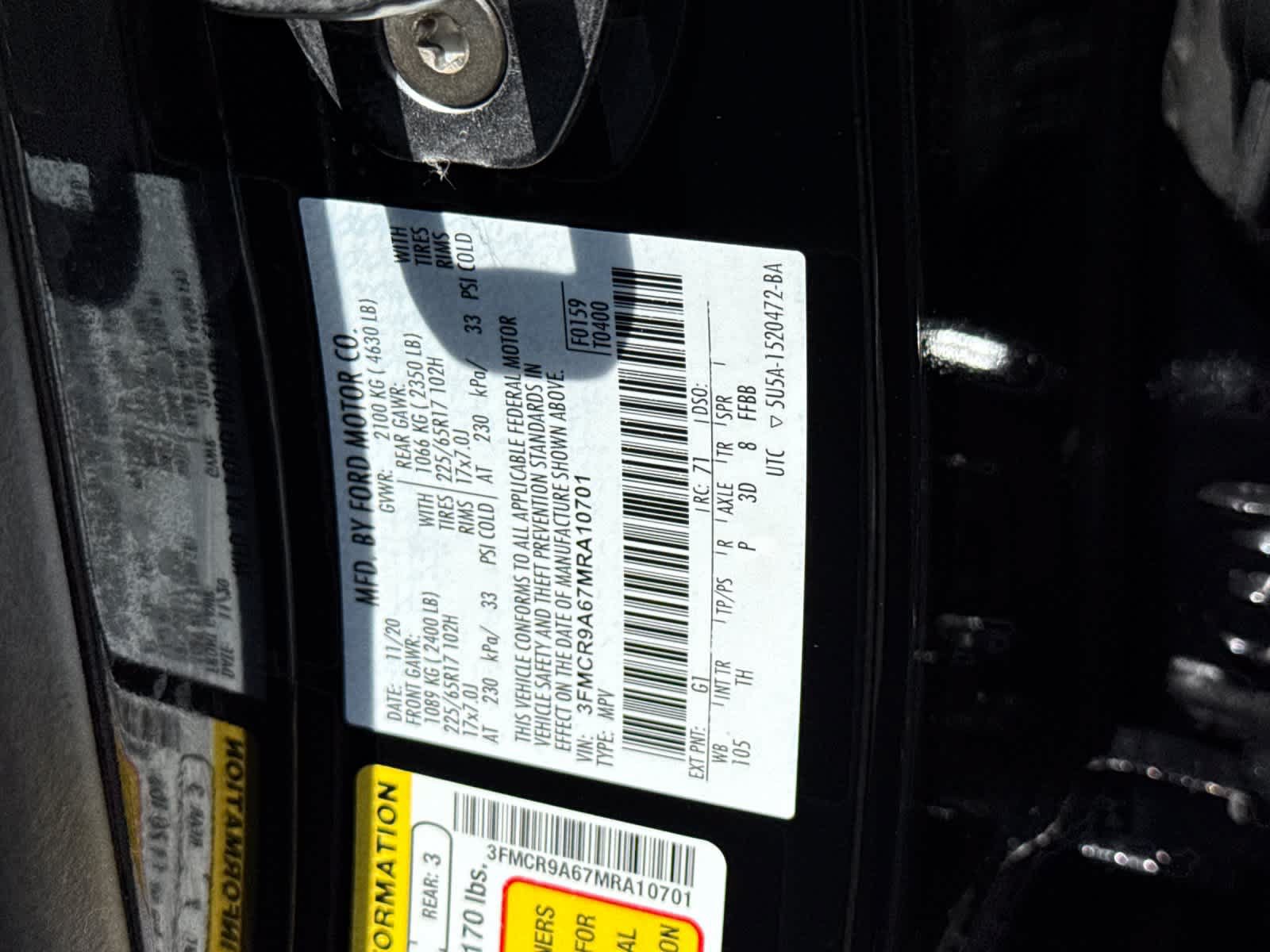 Certified 2021 Ford Bronco Sport AWD/4WD image 25