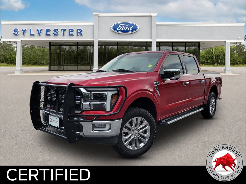 Certified 2024 Ford F150 Lariat w/ FX4 Off-Road Package AWD/4WD 360° Tour