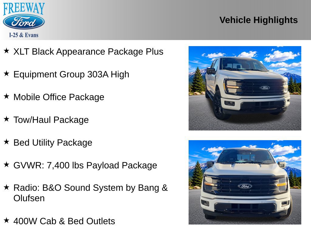 Certified 2024 Ford F150 XLT w/ Equipment Group 303A High AWD/4WD image 4