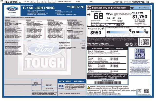 Certified 2022 Ford F150 Lightning Lariat image 11