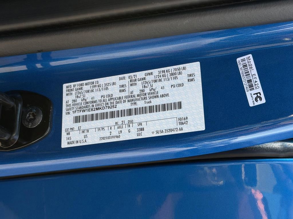 Certified 2021 Ford F150 XLT w/ Equipment Group 302A High image 27