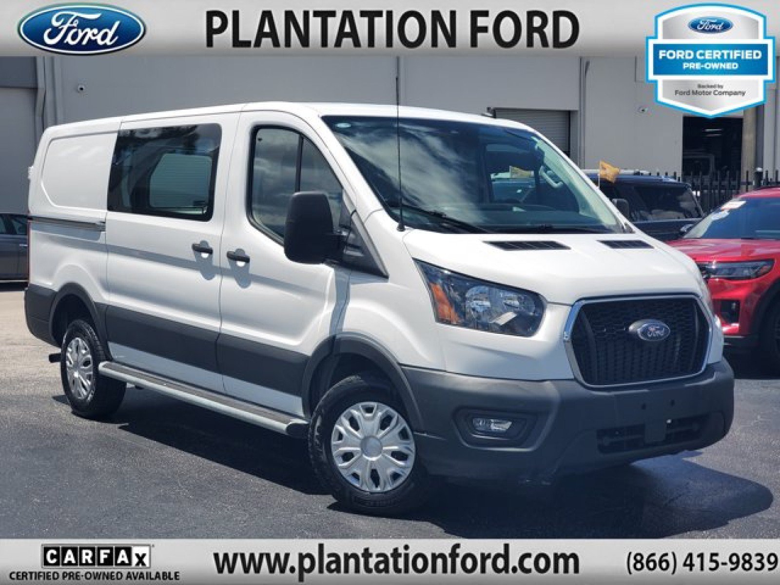 Certified 2023 Ford Transit 250 Low Roof w/ Exterior Upgrade Package