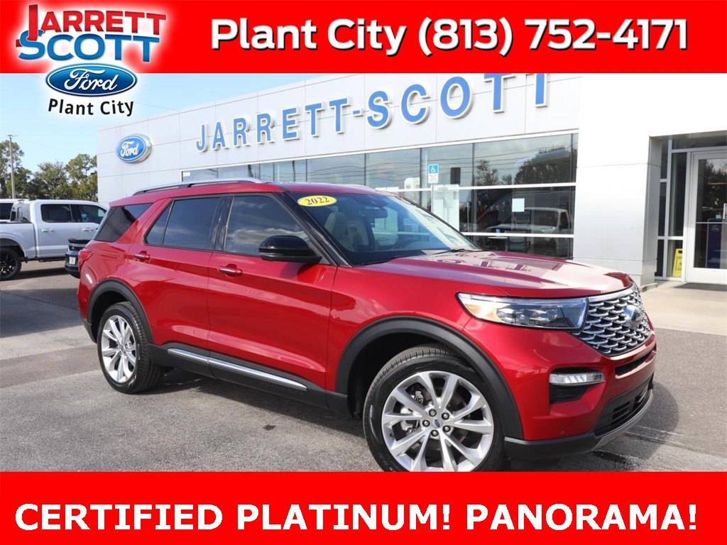 Certified 2022 Ford Explorer Platinum w/ Equipment Group 601A