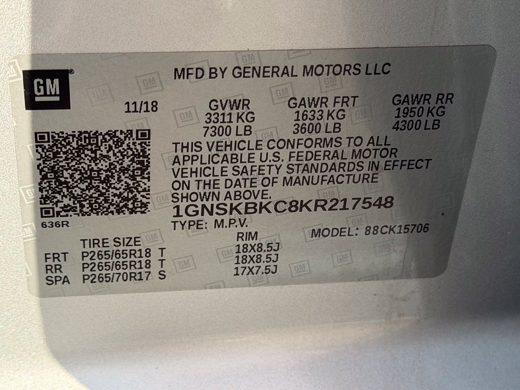 Used 2019 Chevrolet Tahoe LT AWD/4WD image 52