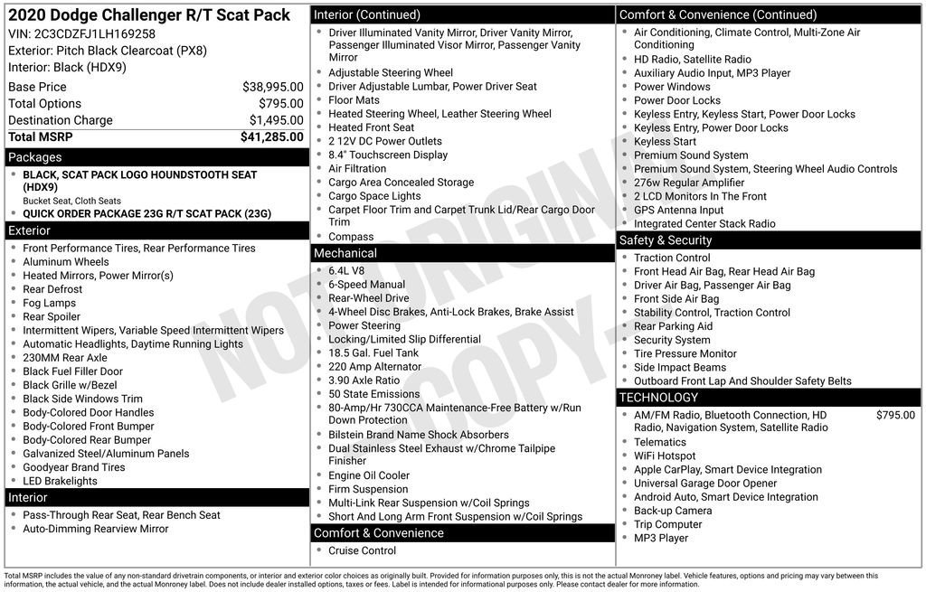 Used 2020 Dodge Challenger R/T Scat Pack image 10