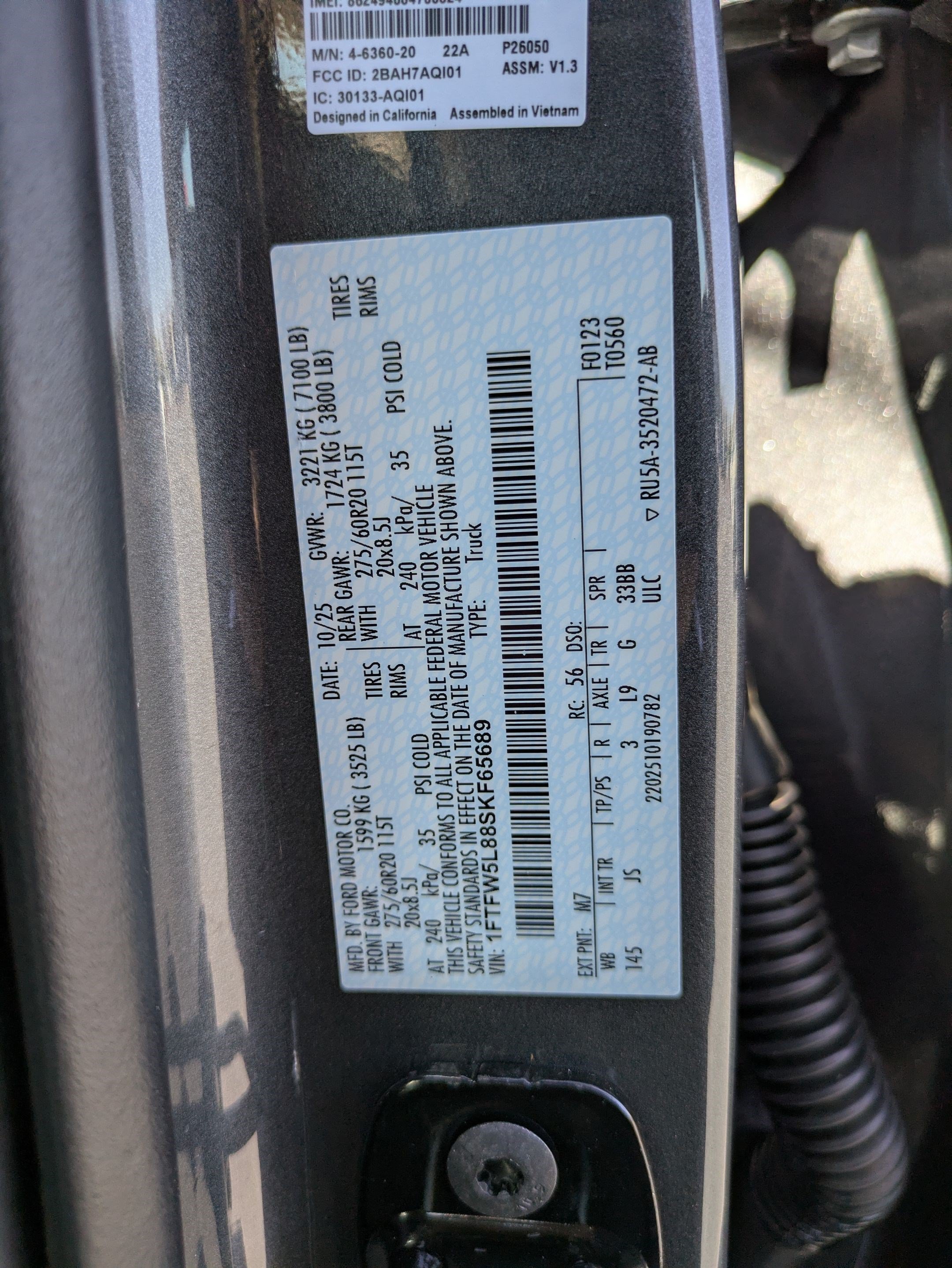Certified 2025 Ford F150 Lariat w/ Equipment Group 501A Mid AWD/4WD image 36