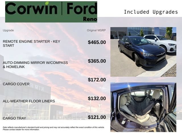 Used 2021 Subaru Impreza 2.0i AWD/4WD image 3
