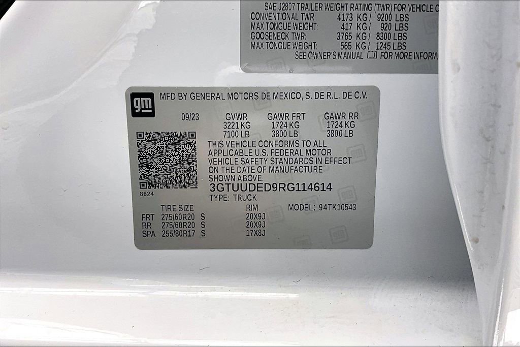 Used 2024 GMC Sierra 1500 SLT w/ SLT Premium Package image 35