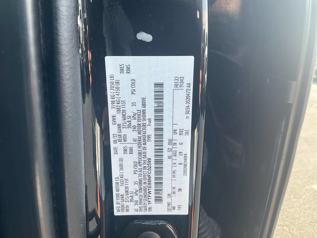 Certified 2022 Ford F150 Platinum w/ Equipment Group 701A High AWD/4WD image 18
